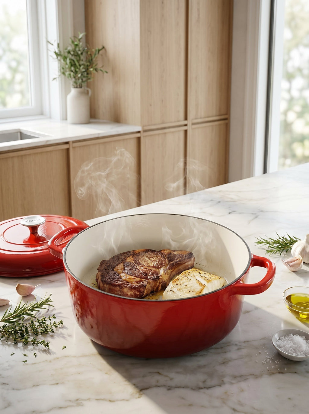 Cocotte en Fonte AERA 4,5L — Dutch Oven Premium