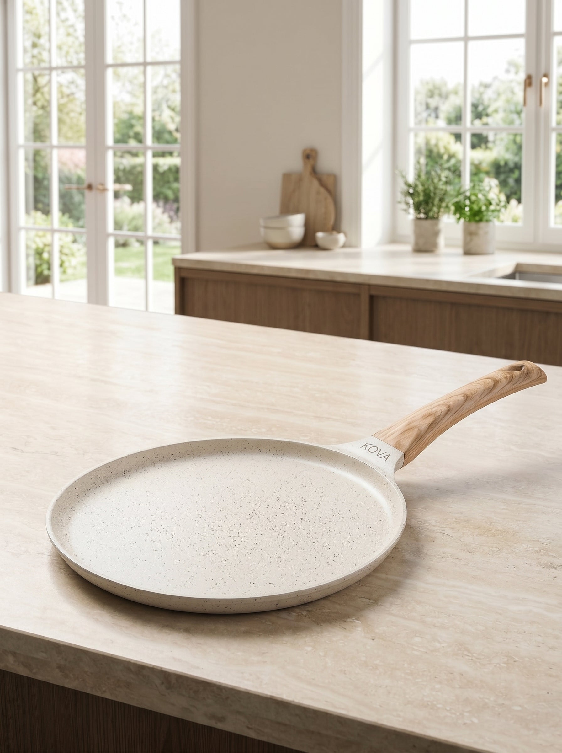 Crêpière Céramique KOVA — Poêle Plate Pancakes & Crêpes