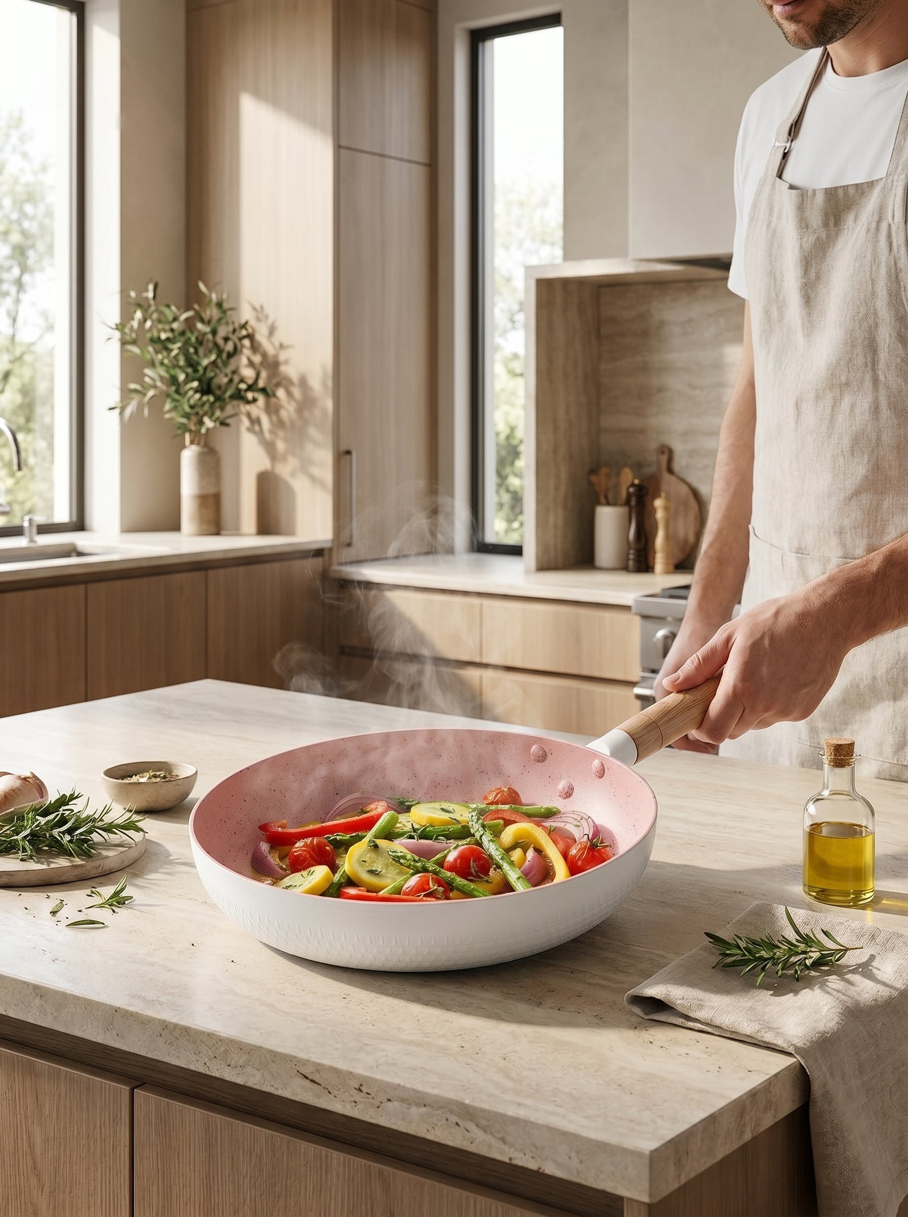 Poêle Céramique AERA — Revêtement Naturel Sans PFAS