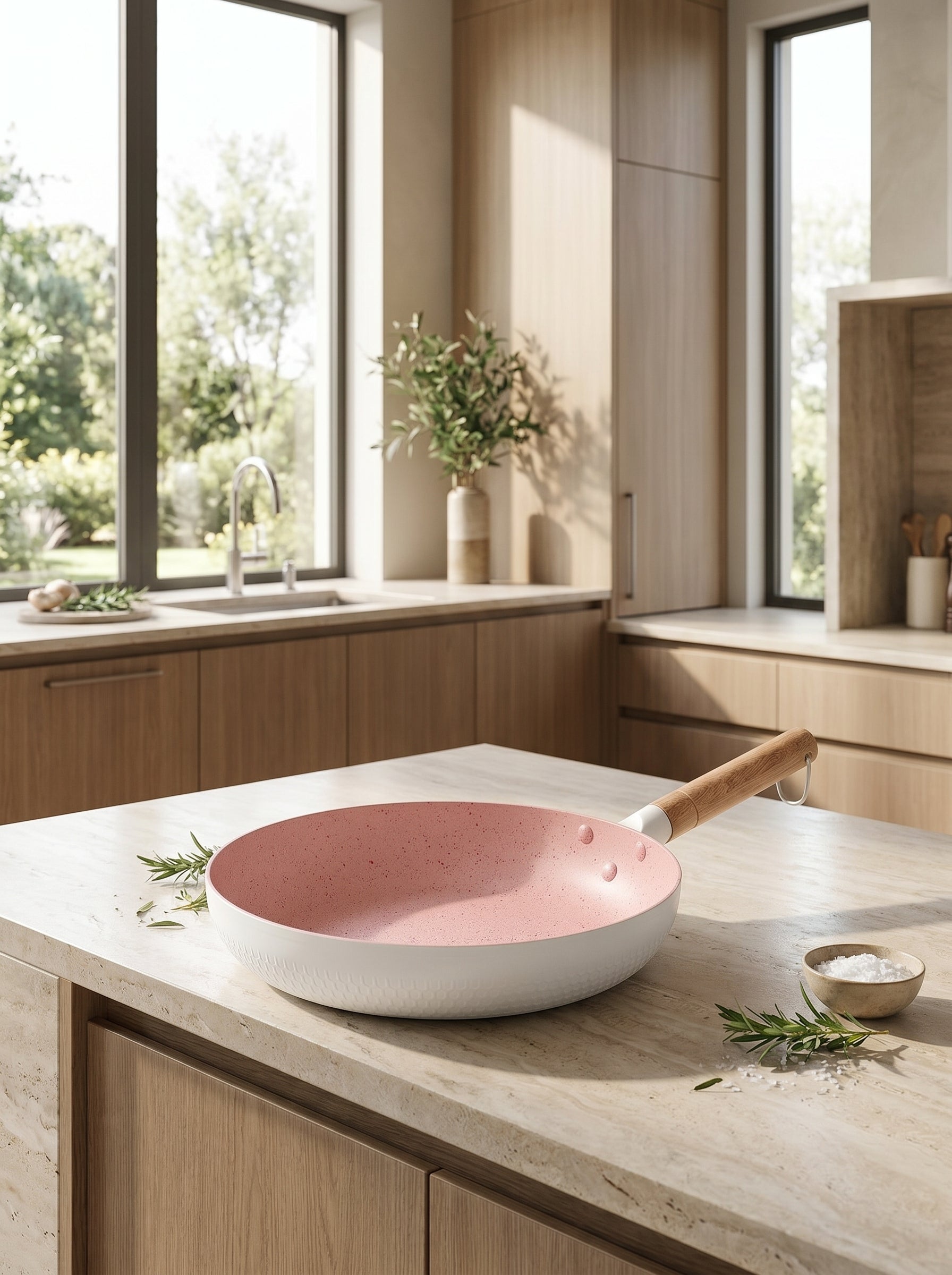 Poêle Céramique KOVA — Revêtement Naturel Sans PFAS