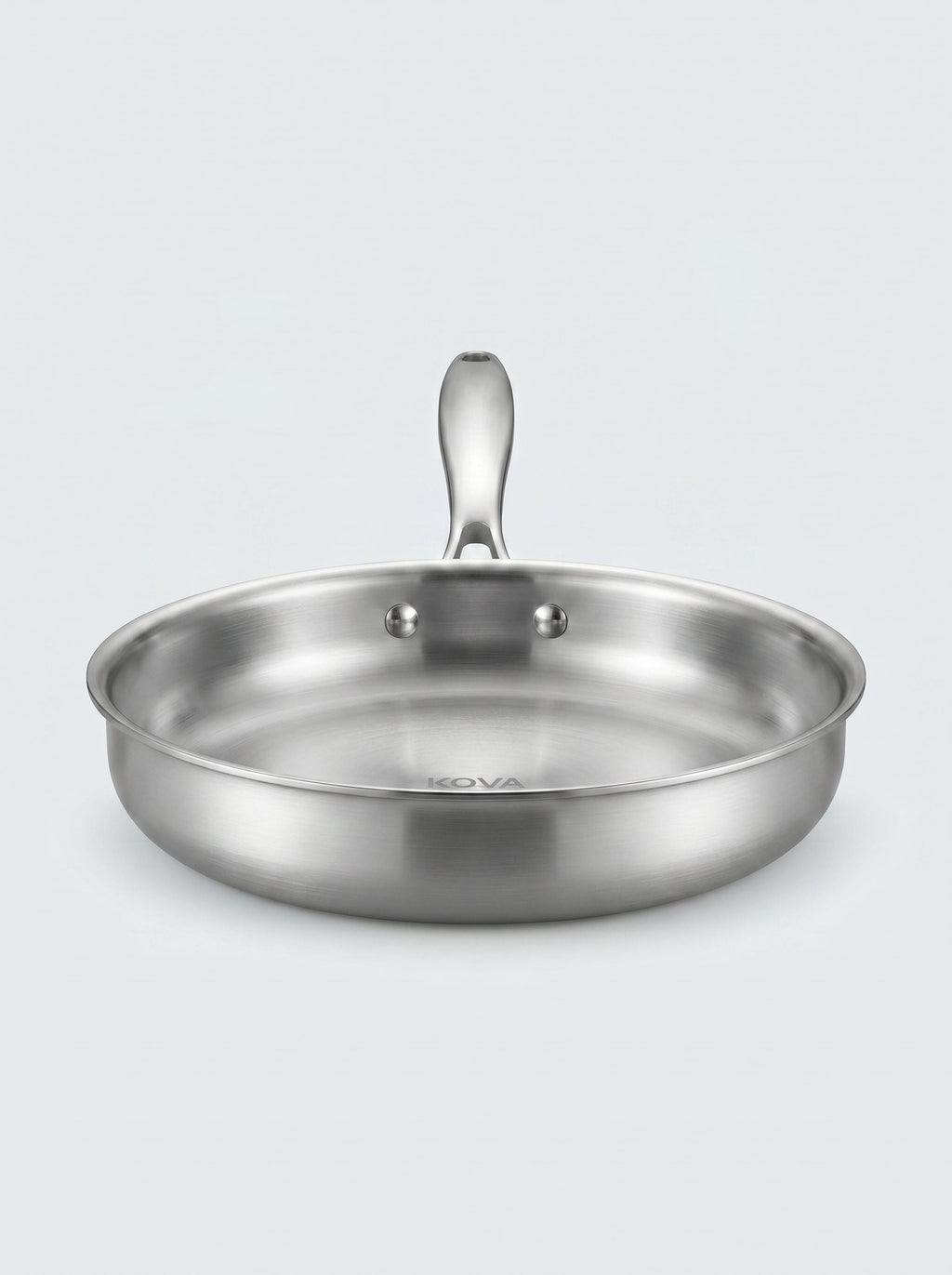 Poêle Inox 304 AERA — Non Revêtue, Pour Steak & Saisie