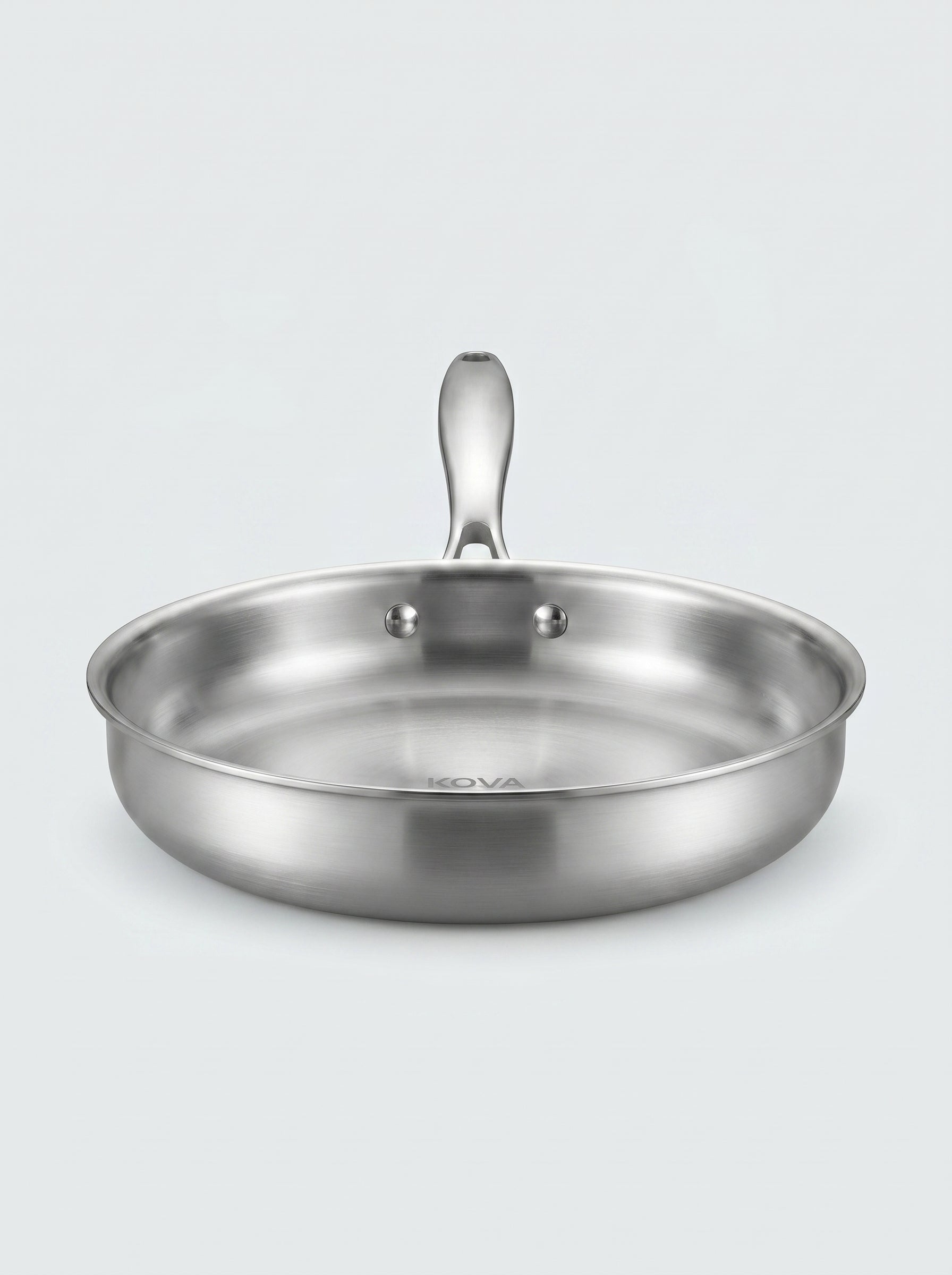 Poêle Inox 304 AERA — Non Revêtue, Pour Steak & Saisie