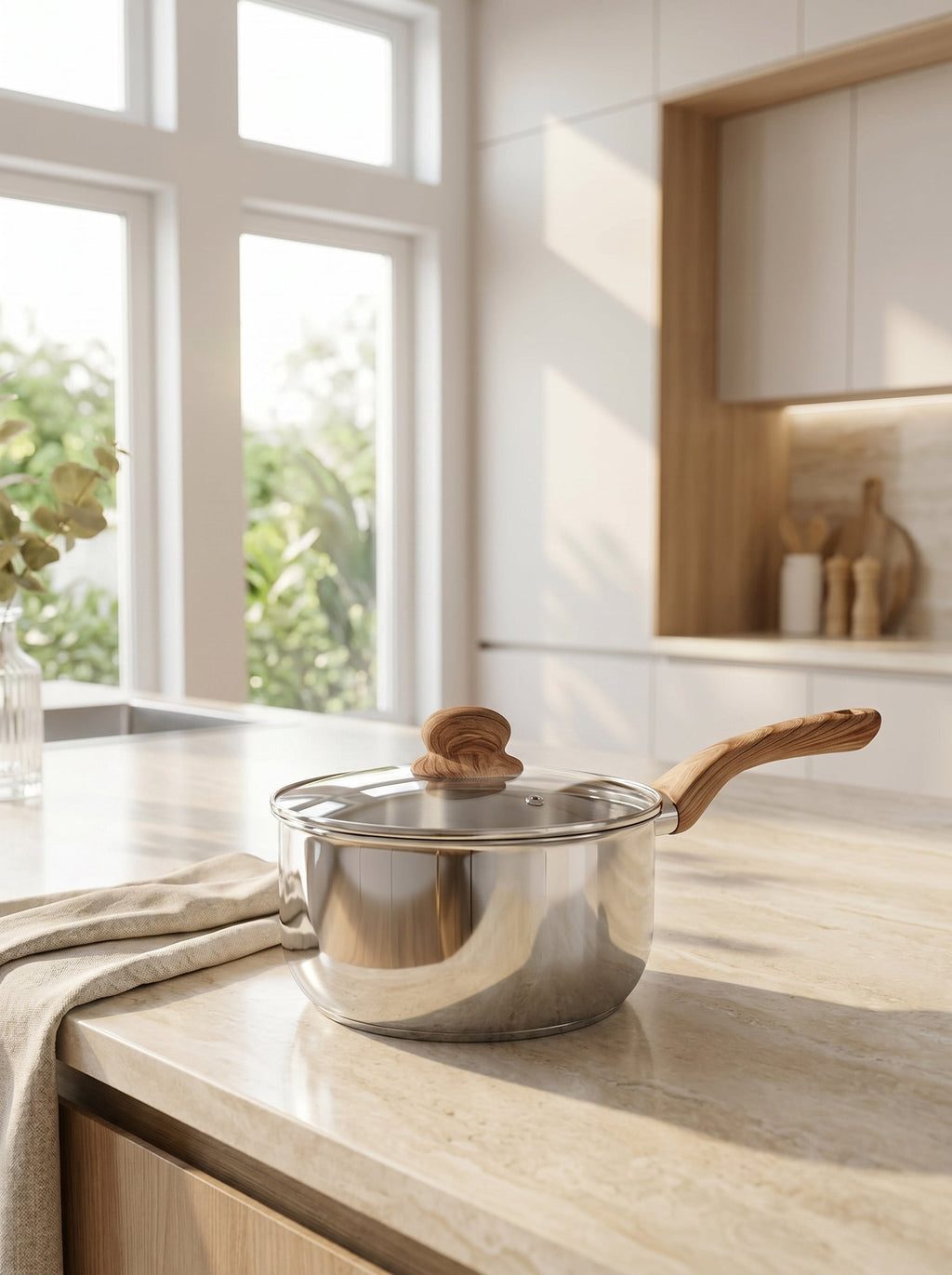 Casserole à Sauce AERA — Inox Premium (0,9L / 1,8L / 2,7L)