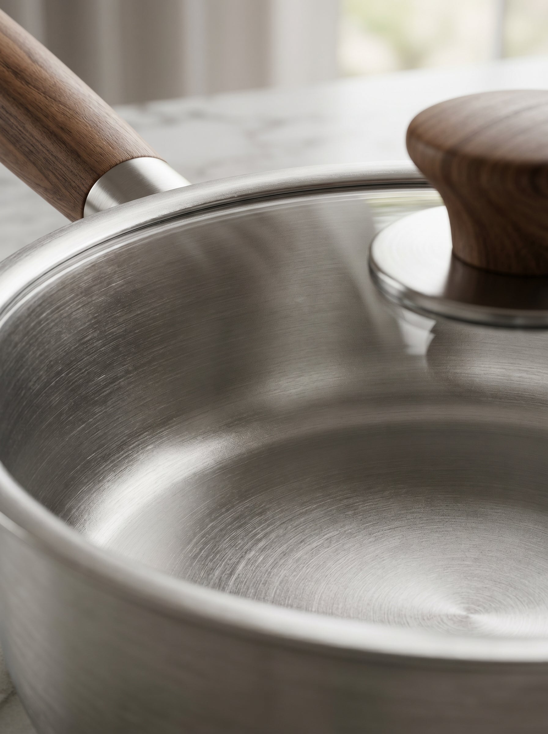 Casserole à Sauce KOVA — Inox Premium (0,9L / 1,8L / 2,7L)