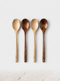 Set 4 Cuillères AERA — Bois Naturel de Cuisine