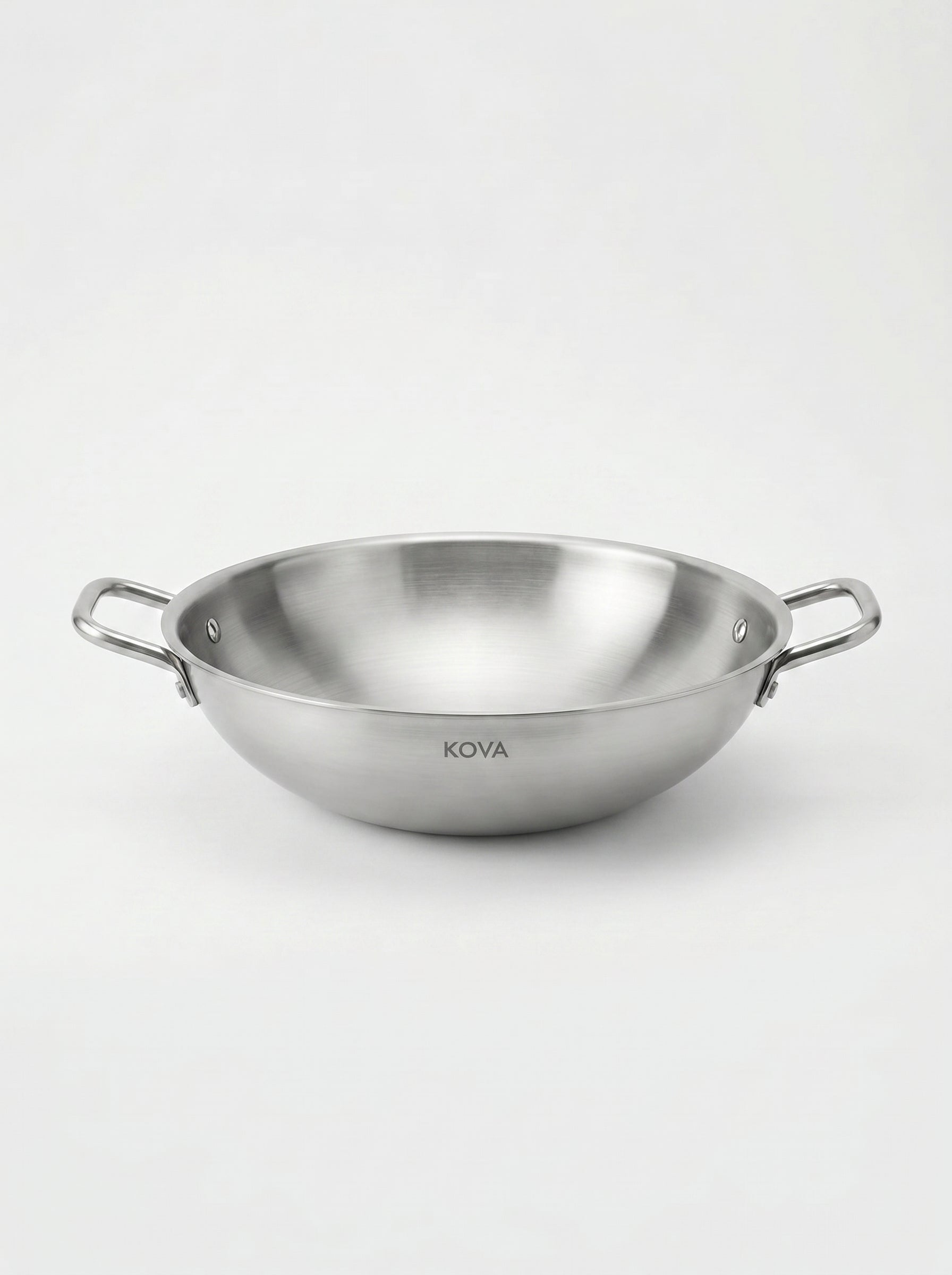 Grand Wok Chef KOVA — Inox 304 Double Poignée